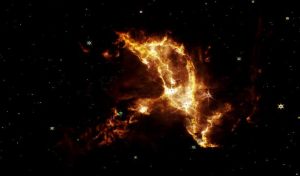 NGC 346 is a vibrant, young star cluster and nebula located in the Small Magellanic Cloud (SMC), a dwarf galaxy near our Milky Way